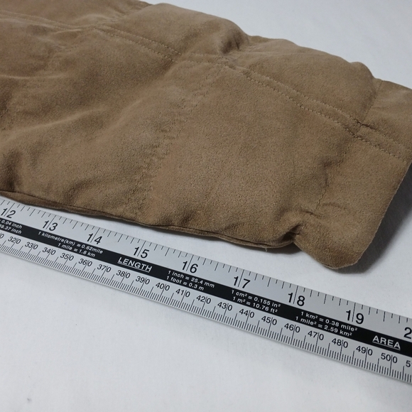 L.L. Bean Ladies Goose Down Long Double Zip Puffer With Sherpa Collar. Size XL - Picture 9 of 10